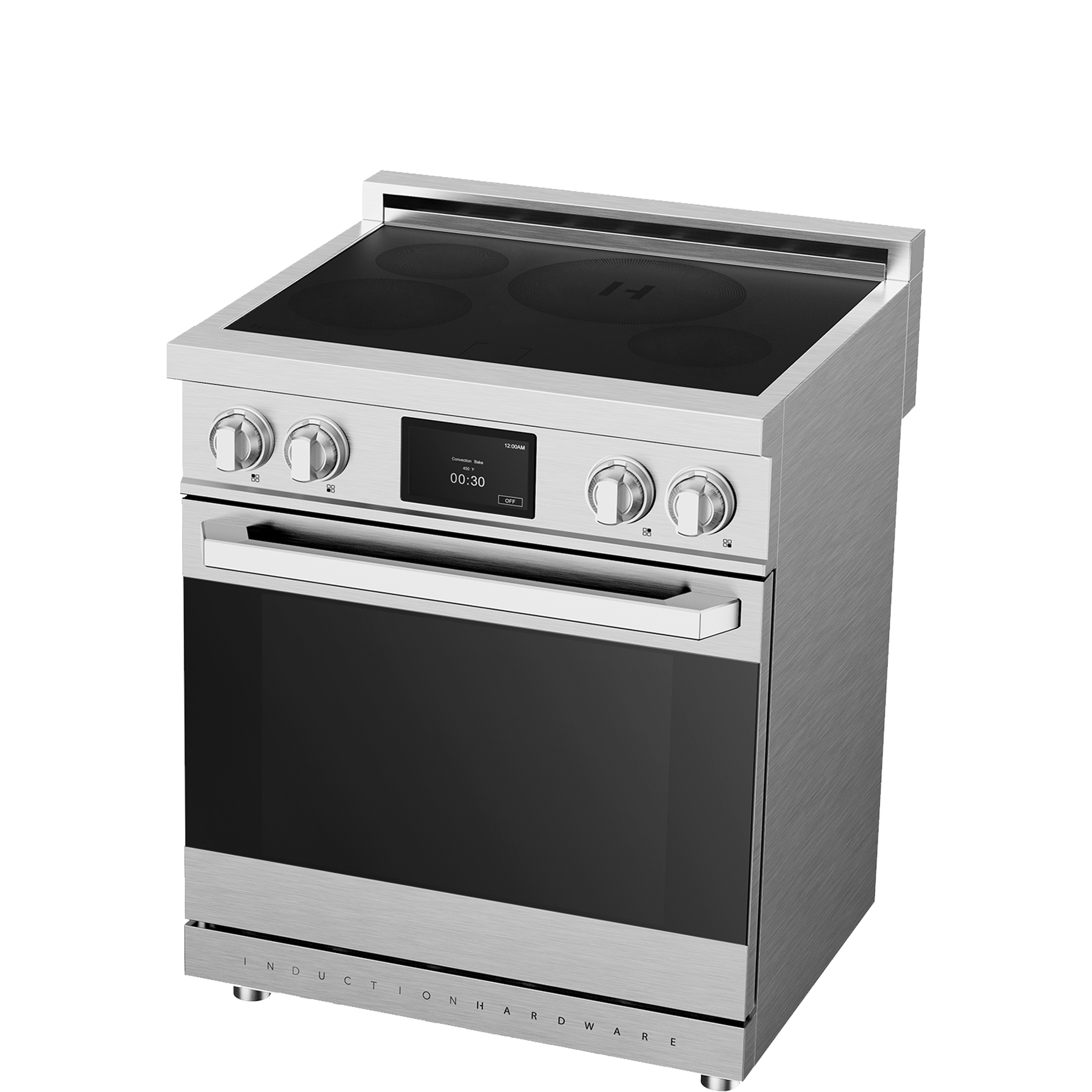 30″ Professional Induction Range – Stainless Steel