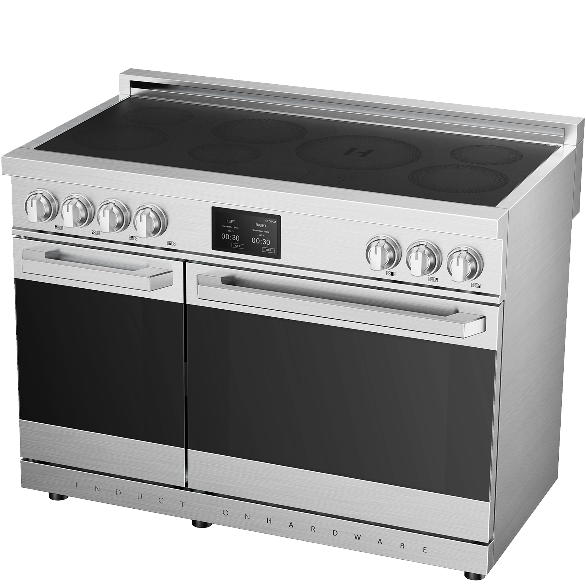 48″ Professional Induction Range – Stainless Steel