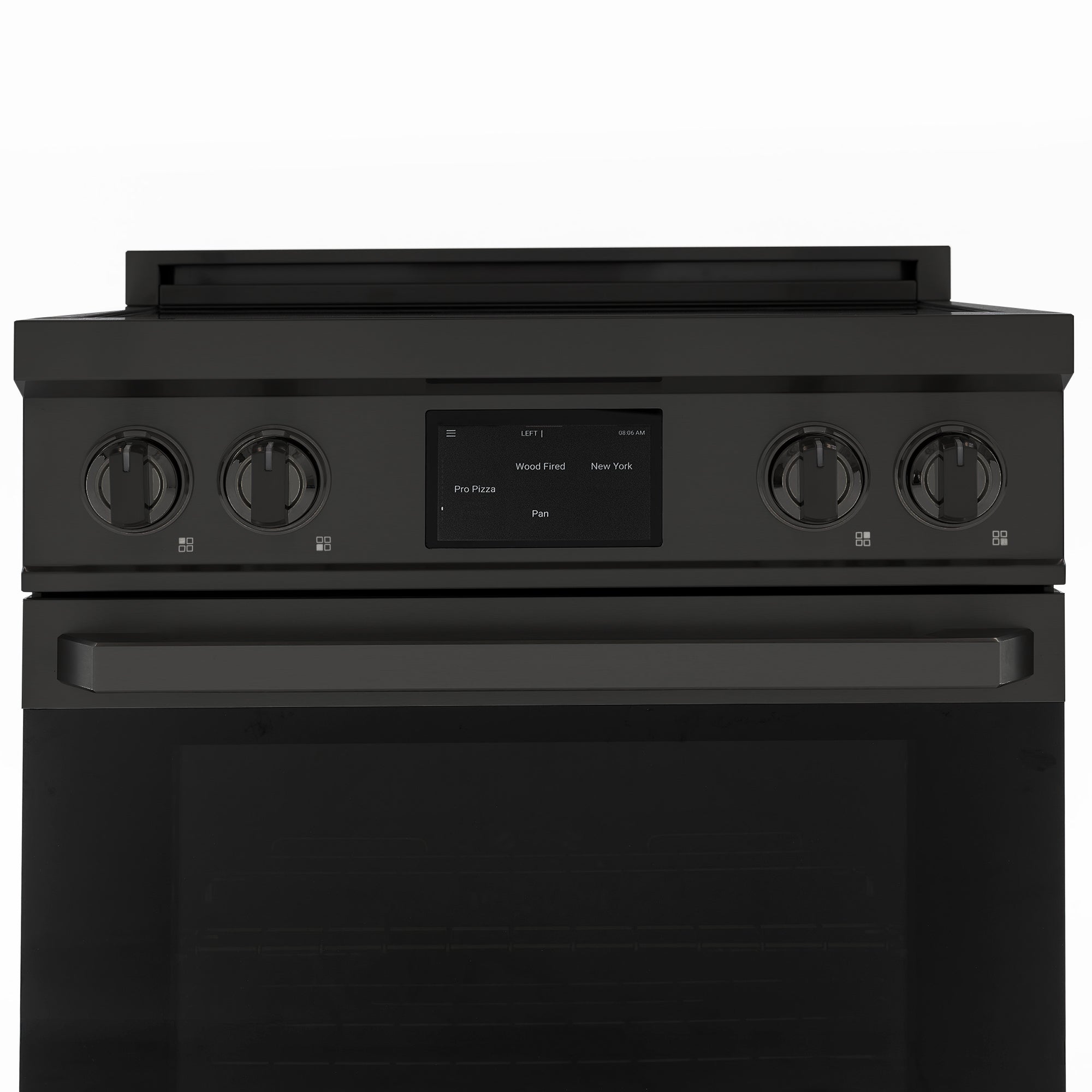 30″ Professional Induction Range – Black Stainless