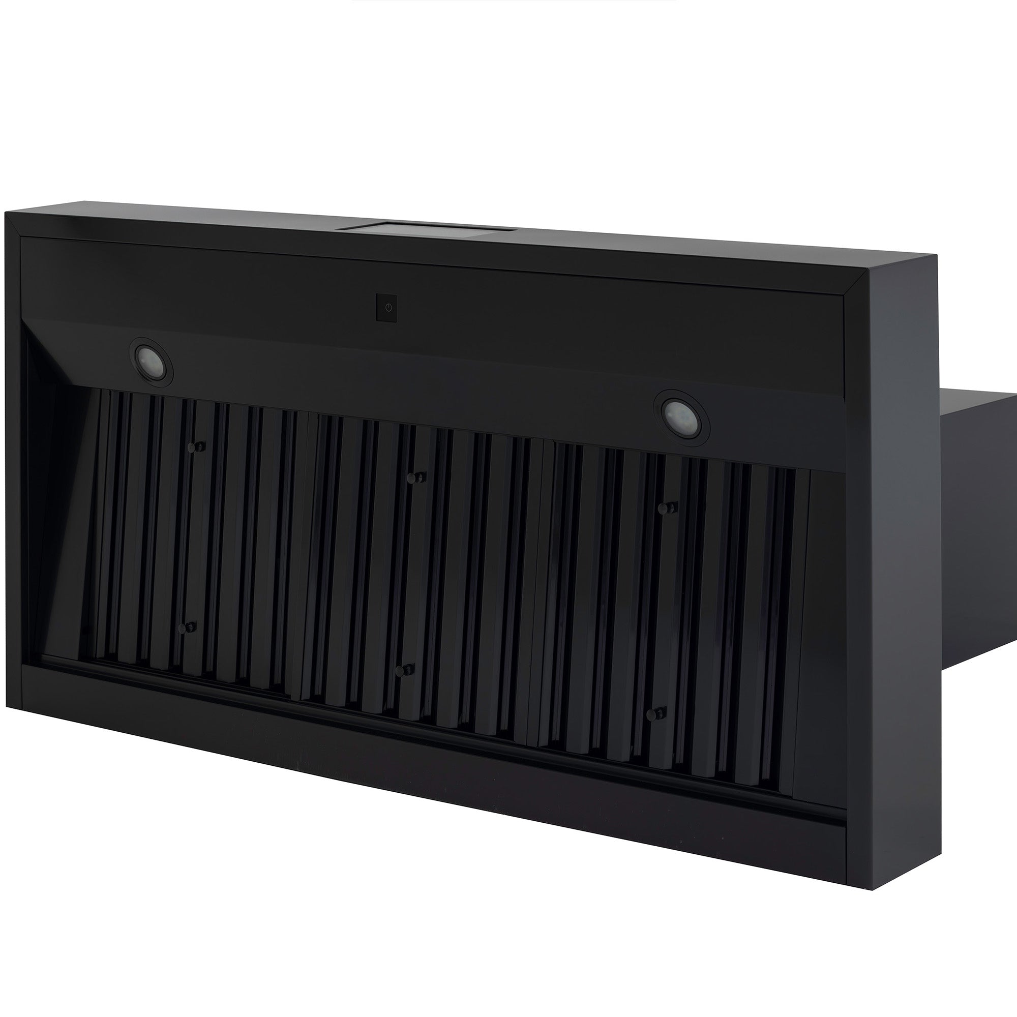 48″ Professional Range Hood – Black Stainless