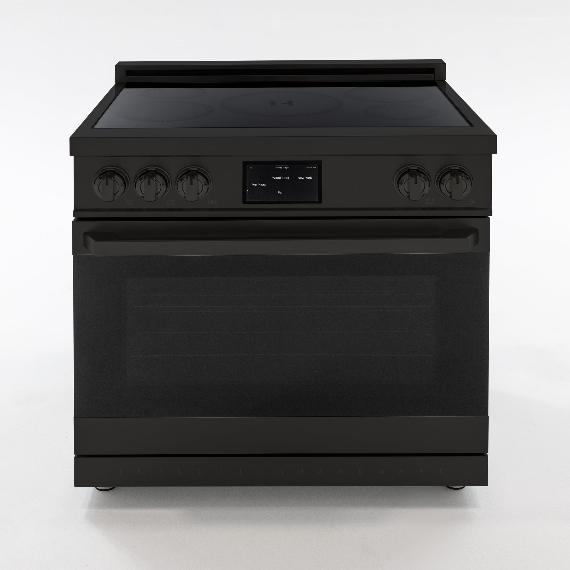 36″ Professional Induction Range – Black Stainless