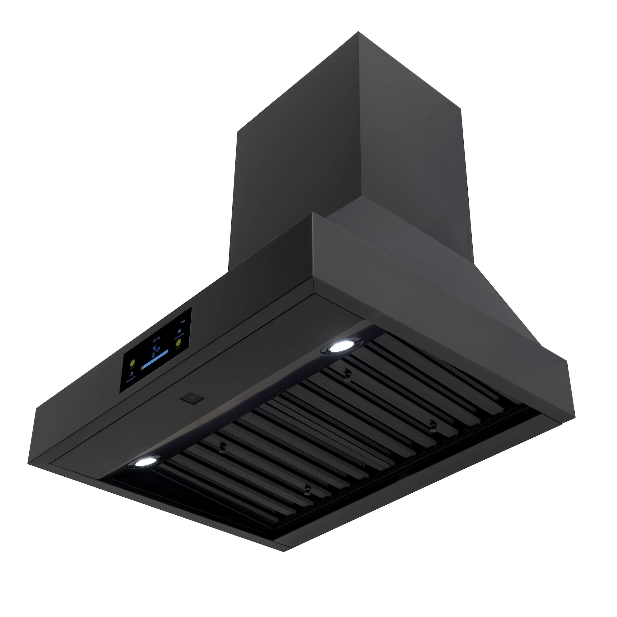 36″ Professional Range Hood – Black Stainless